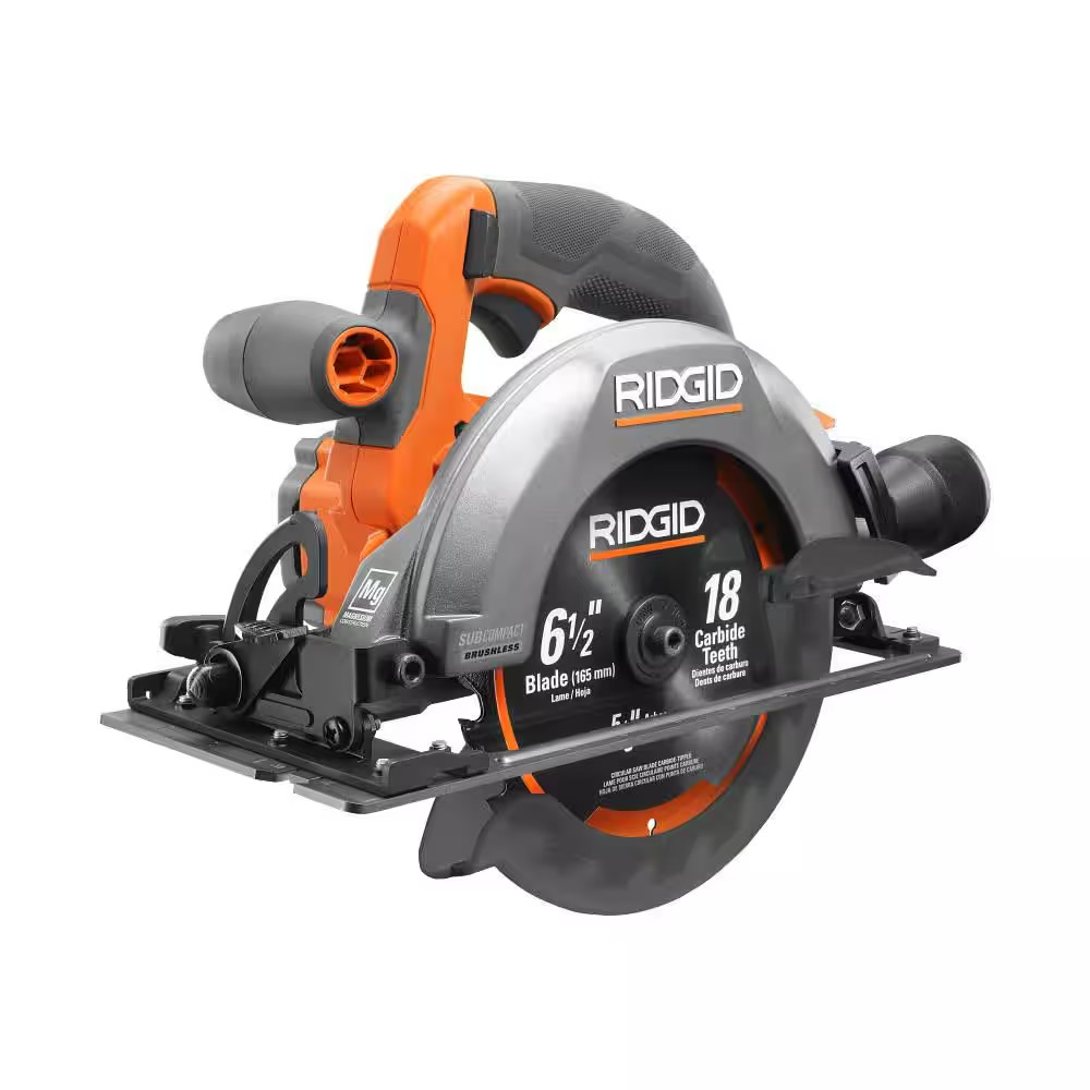 Ridgid 18V SubCompact Brushless Cordless 6-1/2 in. Circular Saw (Tool Only) gallery