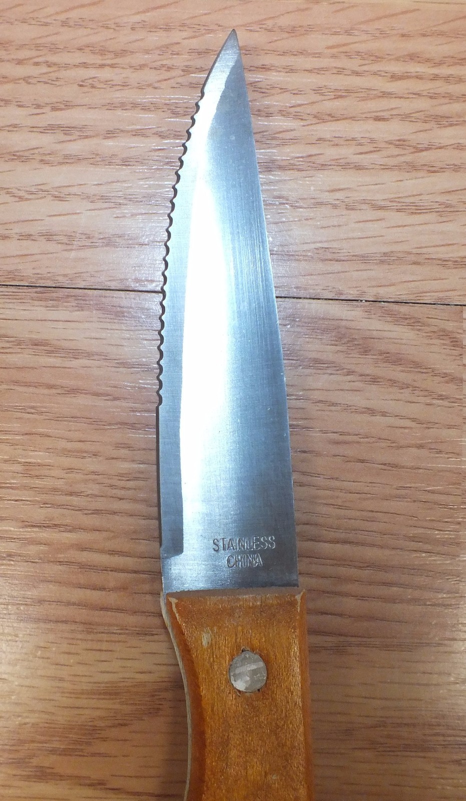 Unbranded / Generic Serrated Wooden Utility Knife With 4" Blades Of Choice *READ gallery