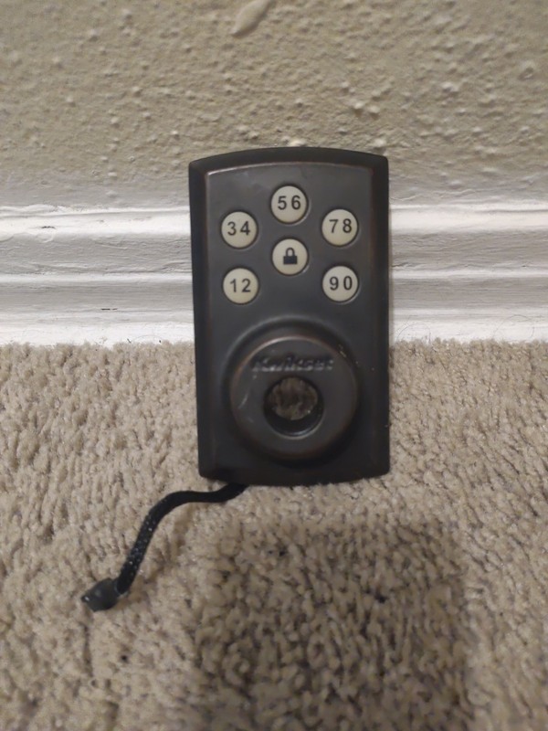 Kwikset SmartCode 888 Touchpad Electronic Deadbolt For Parts Only gallery