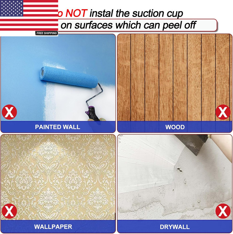 Suction Cup Hooks for Shower, Removable Towel Hooks for Bathroom Window Glass Do gallery