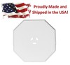 White Vinyl Siding Surface Block Plate 130110006123 130110006001 130110006002 gallery