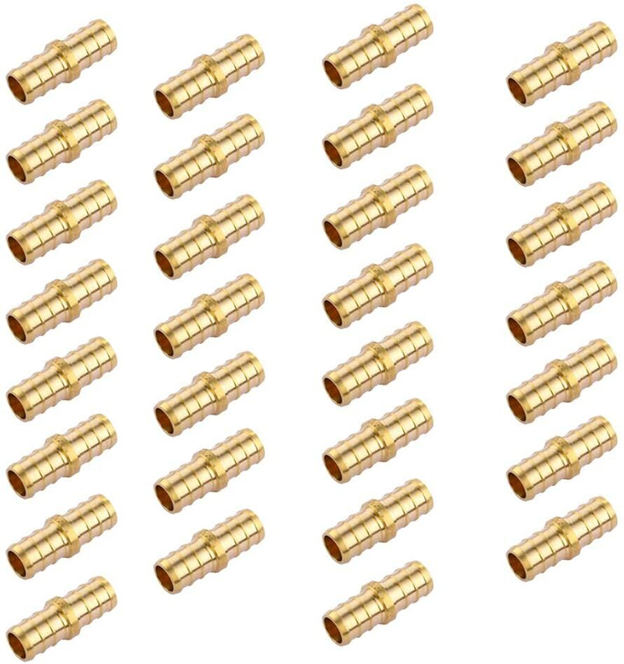 30 Pack 3/4 inch Straight Coupling PEX Fittings Lead Free 3/4"x3/4" gallery