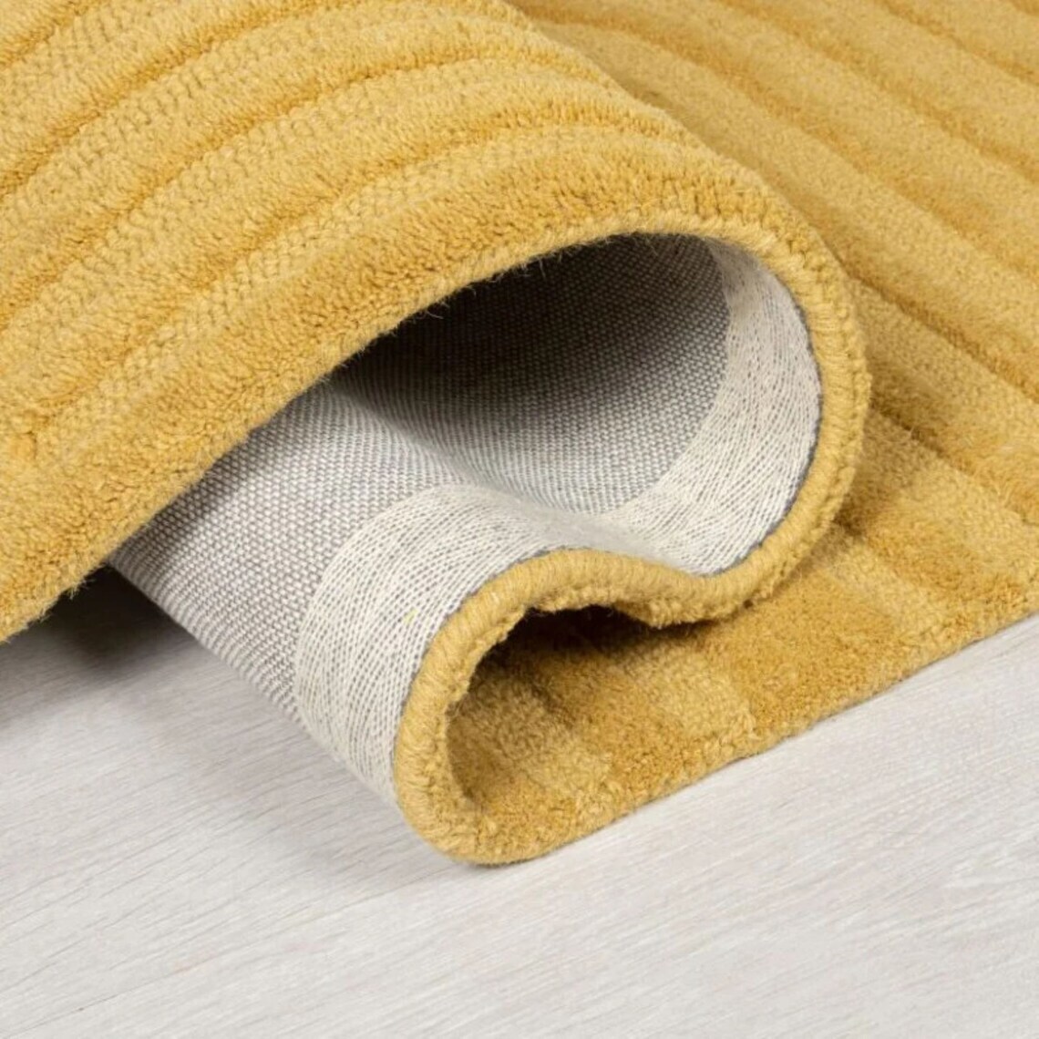 Modern Loop & Cut -Pile design rugs Hand-Tufted 100% Wool Handmade Area Rug Carp gallery