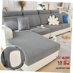 Couch Cushion Covers Sofa Covers Couch Large Single Seat Cover Texture Gray