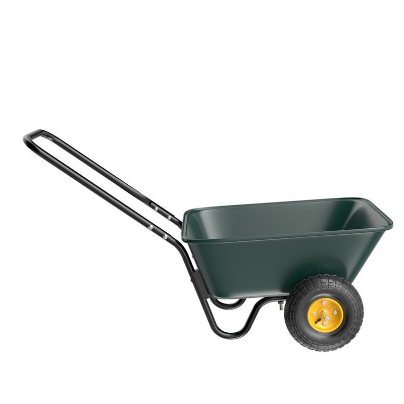 Dump Cart - Poly Garden Dump Cart with Easy to Assemble with U-shaped Handle gallery