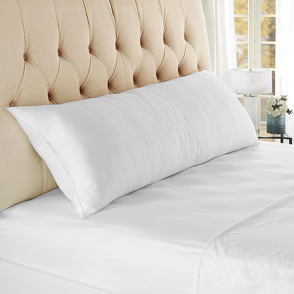 US Sizes 2 PC 800 Thread Count Egyptian Cotton 'Body Pillow Case Set' gallery