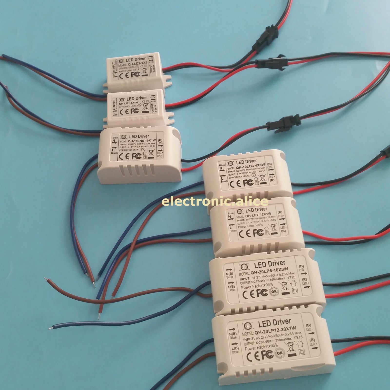 85-265V 300mA-600mA LED Driver Convertor Transformer Ceiling Light Power Supply gallery