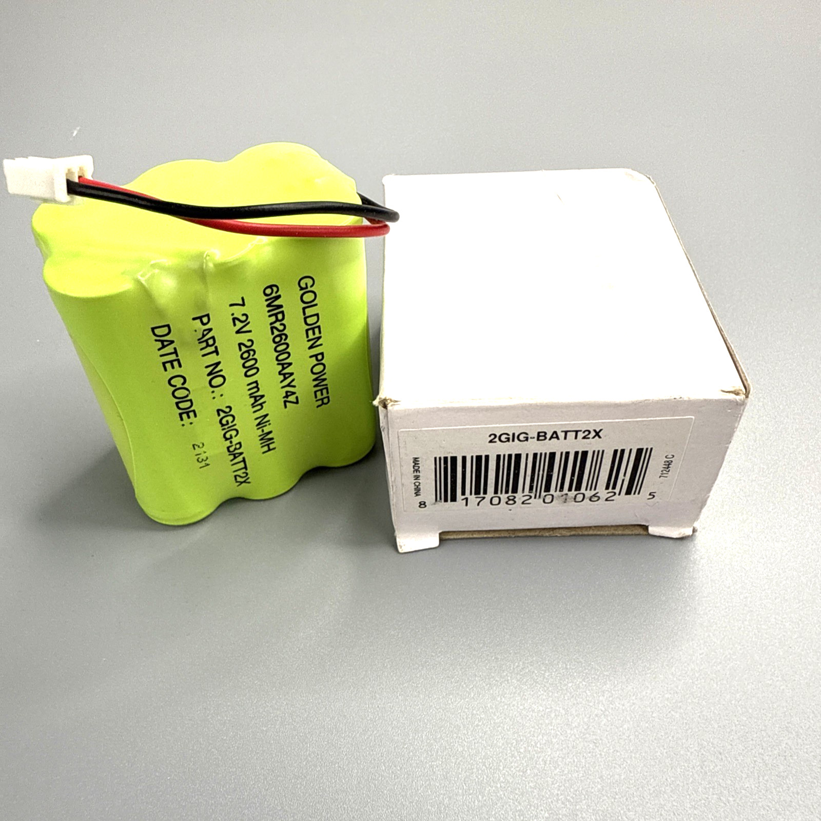 Vivint Security 2GIG-BATT2X Control Panel Extended Battery Pack 2600 mAh Ni-MH gallery