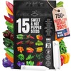 Sweet & Hot Pepper Seeds Variety Pack: 15 Heirloom Non-GMO Varieties gallery