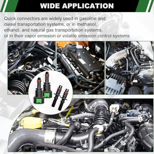 Fuel Line Quick Connect 2 Sets Fuel Line Quick Connect SAE 7.89mm to ID 6mm gallery