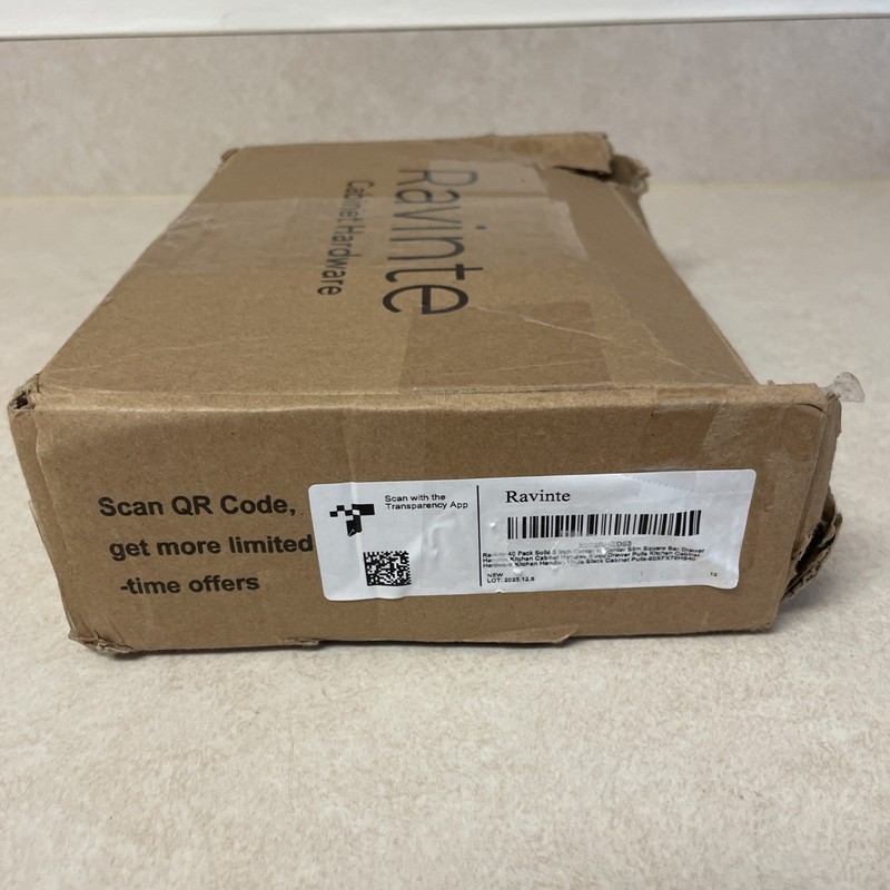 Ravinte 40 Pack Solid 3 Inch Center to Center Slim Square Bar Drawer Handles Kit gallery