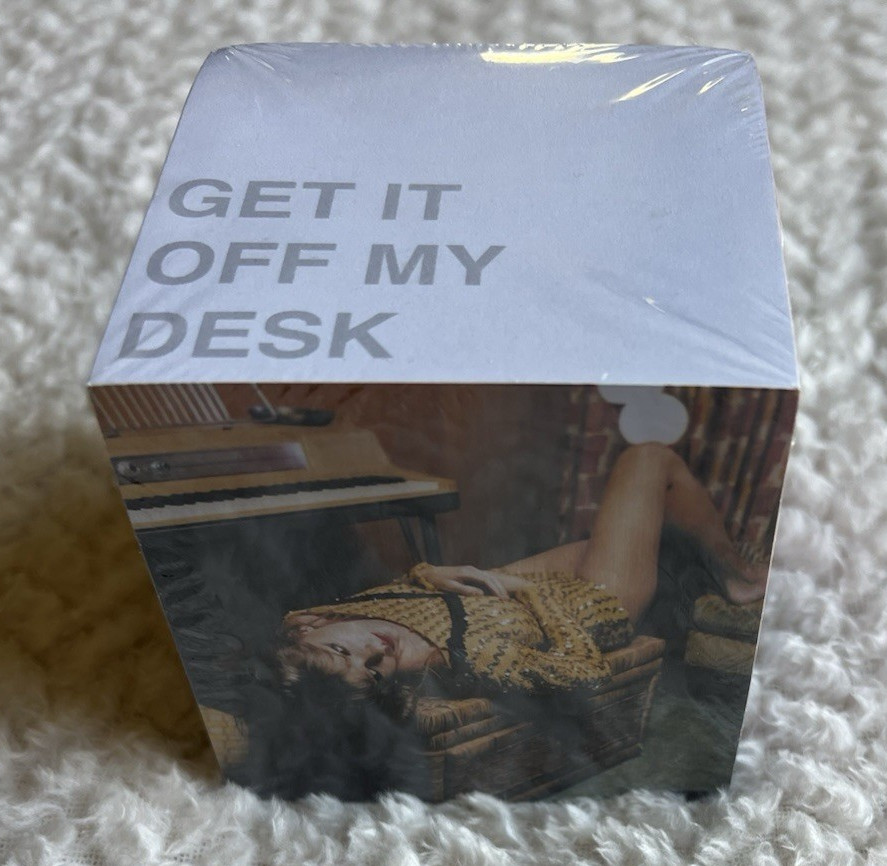 Taylor Swift Get It Off My Desk Note Pad, Contemporary Desk Memo Paper Cube gallery