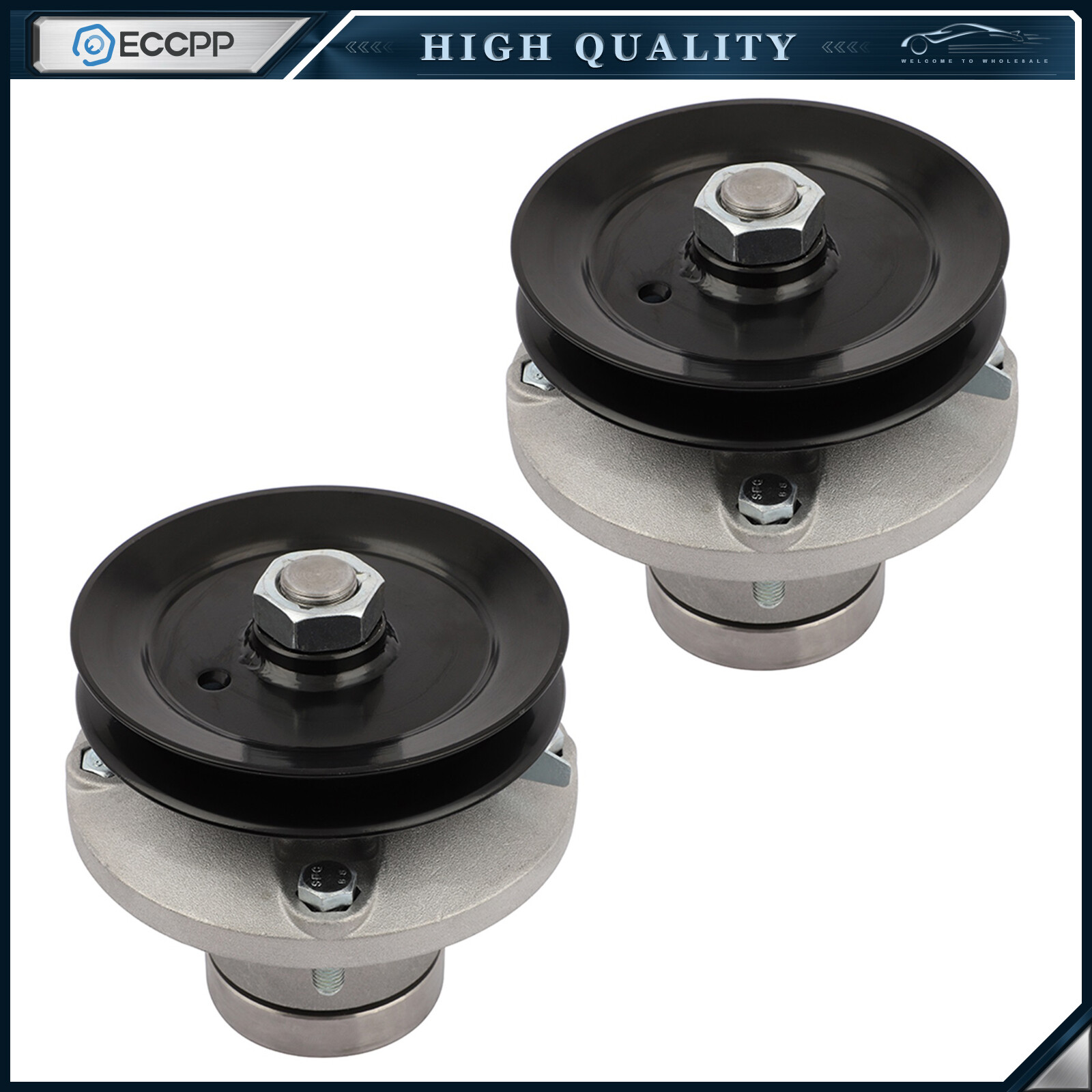 2 Spindle Assembly for John Deere 38" Deck LX GT Series AM108925 285-231 gallery