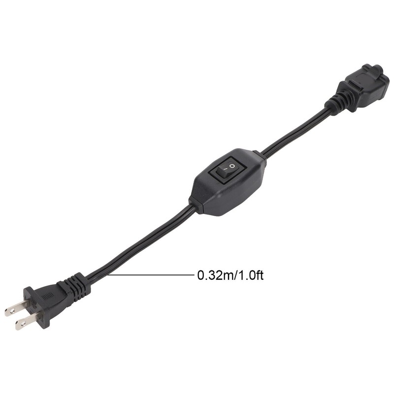 2PCS On Off Switch Extension Cord ,2-Prong Polarized Extension Cord with Switch gallery