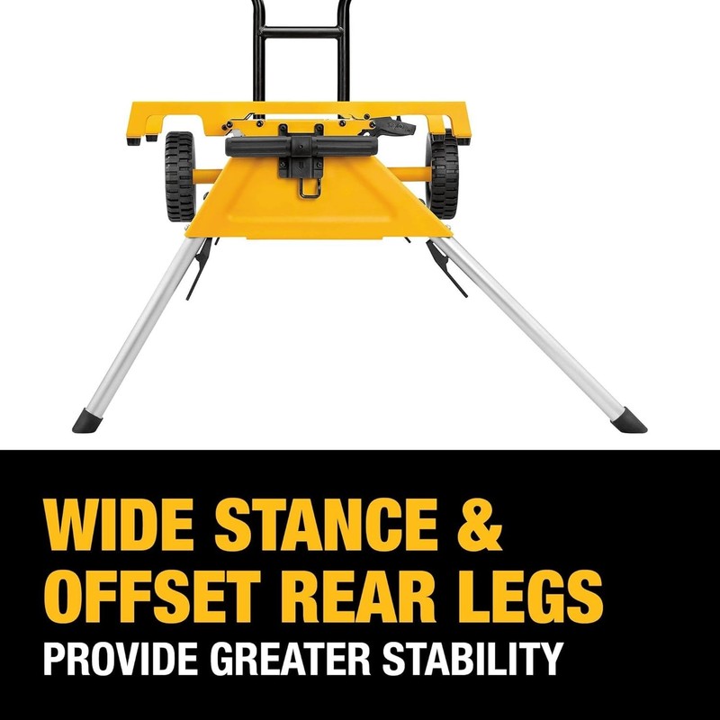 DEWALT Table Saw Stand, Rolling Stand, Collapsible and Portable, DW7440RS gallery