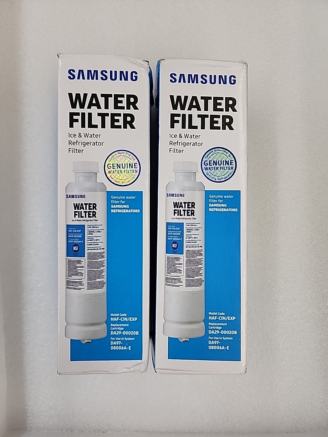 2 PACK Genuine Samsung DA29-00020B HAF-CIN/EXP-REFRIGERATOR Water Filter,USA gallery
