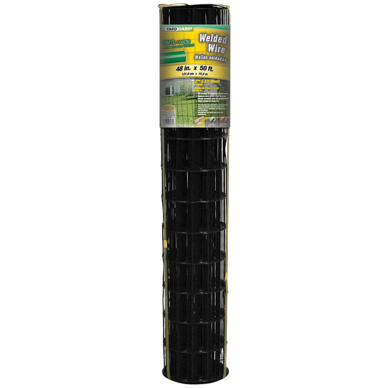 Yardgard 2 In. X 3 In. Mesh Welded Wire Fence 48 In. X 50 Ft. 16Gauge Black gallery