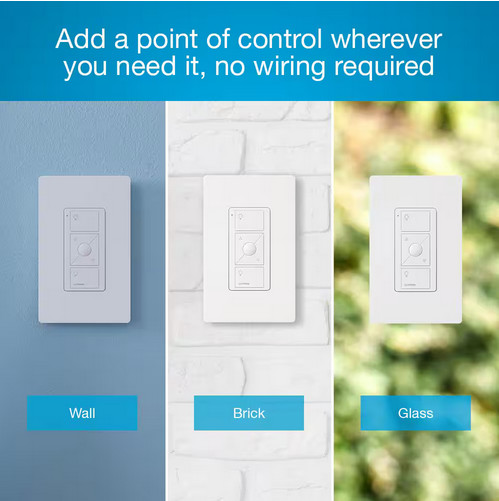 Lutron Pico Remote Control Light Switch for Caseta Wireless Dimmer Light Almond gallery