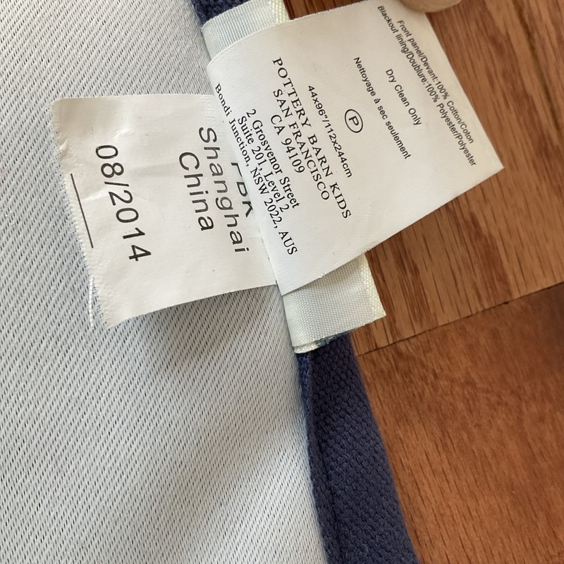 2 Pottery Barn Kids Madras Patchwork Plaid Curtain Panels 44x96 Lined gallery