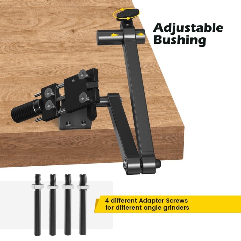 Lawn Mower Blade Sharpener Adjustable Balancer 15°- 45° For Straight & Standard gallery