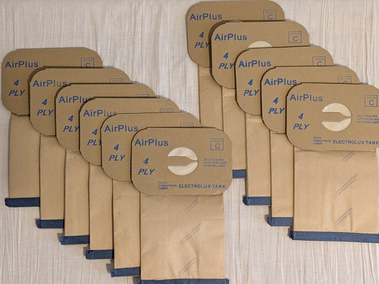 Electrolux Canister Vacuum Bags Style C 11 Count EnviroCare Open Pack gallery