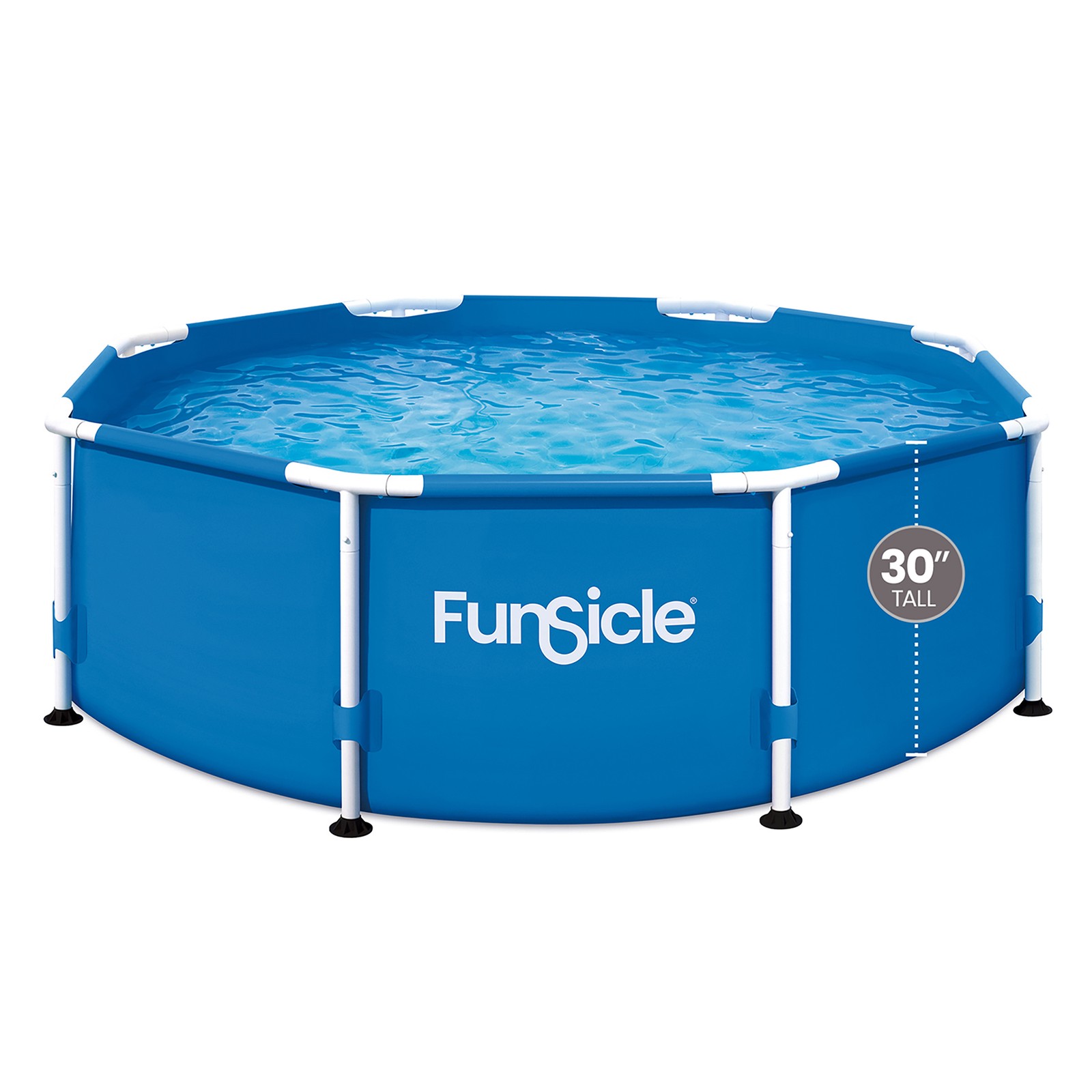 Funsicle 8' x 30" Outdoor Activity Round Frame Above Ground Swimming Pool Set gallery