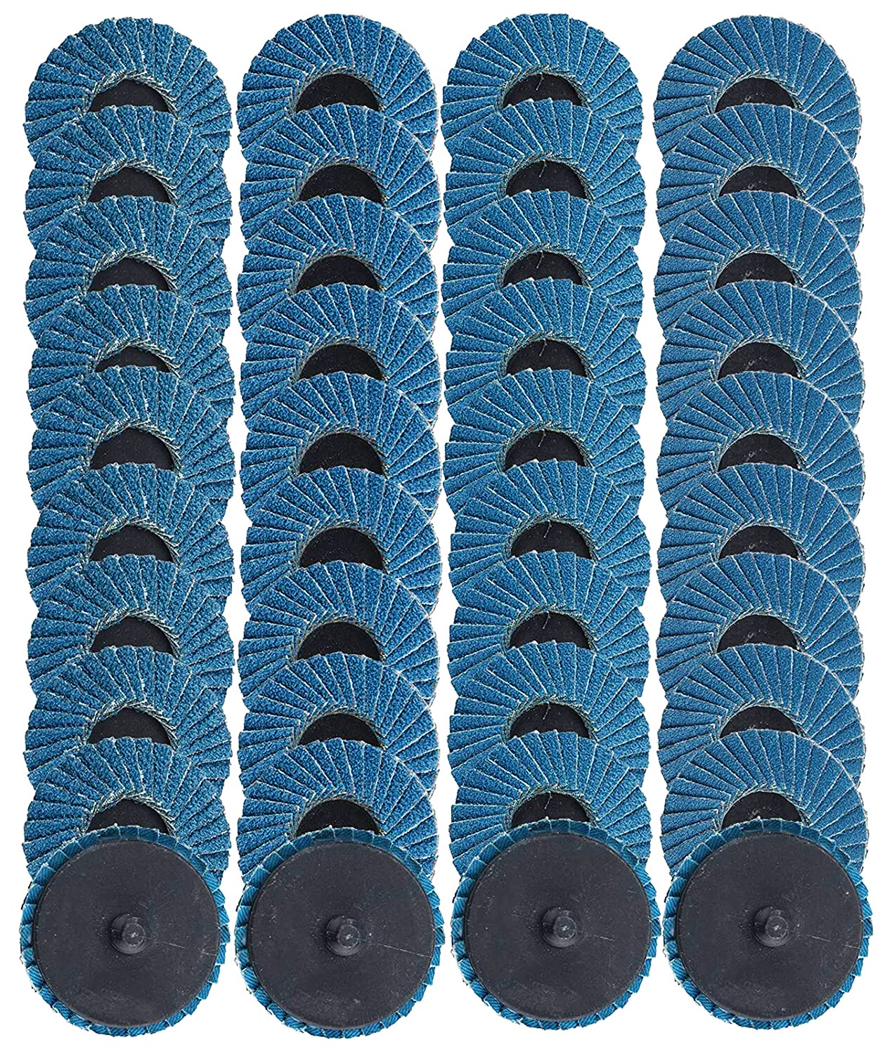 2 in R-Type Flap Sanding Grinding Discs Wheels 40 60 80 120 Grit for Die Grinder gallery