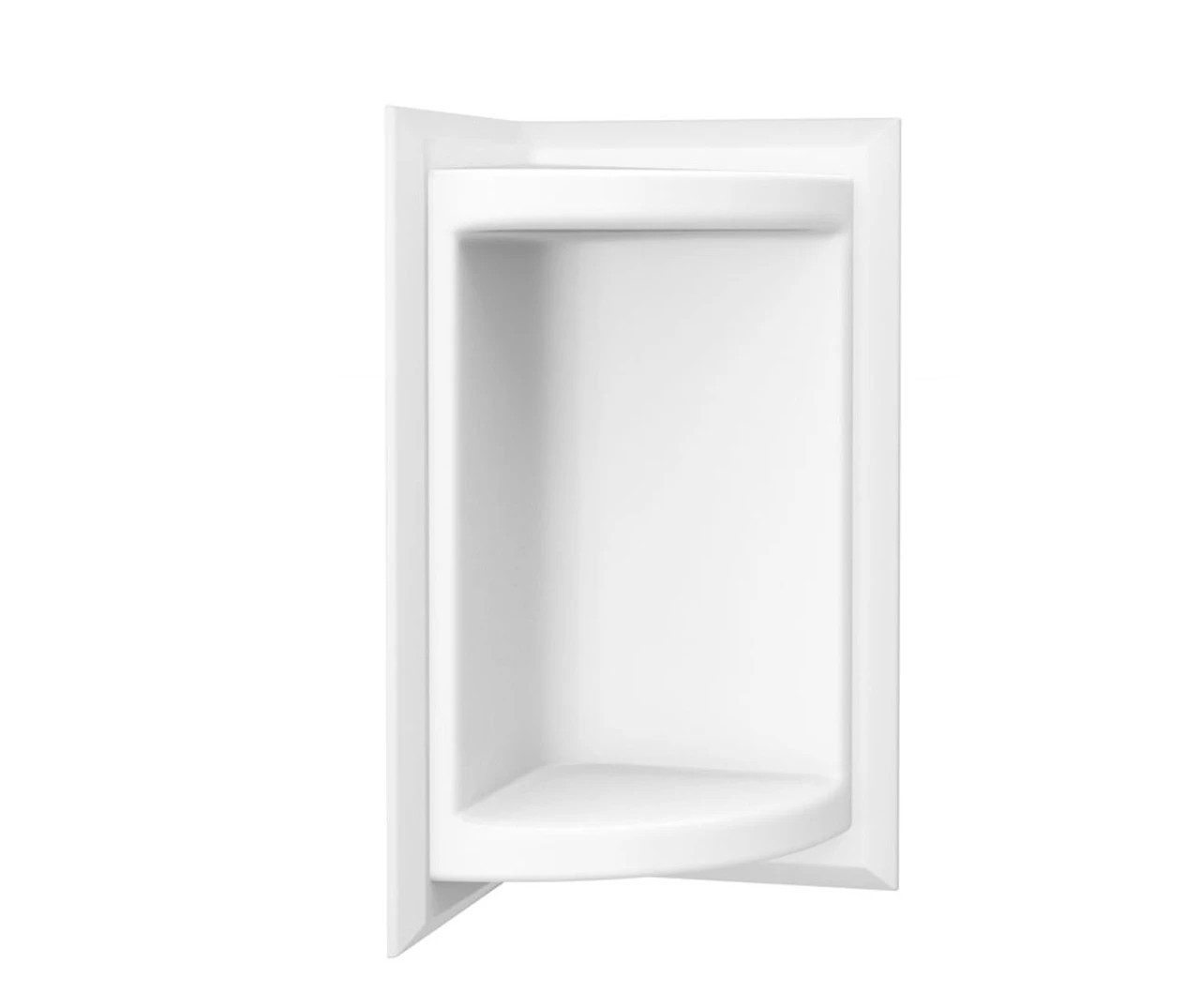 Swanstone SS7211-018 Corner-Mount Solid Rectangular Soap Dish White Bisque New gallery