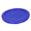 Pyrex (2) 7201 4-Cup Glass Bowls & (2) 7201-PC Cadet Blue Lids gallery
