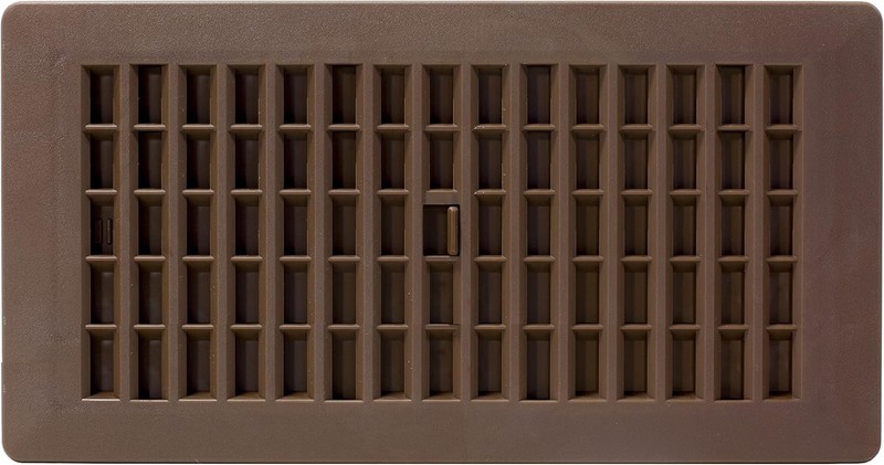 High Quality Plastic Floor Register in Oak Brown for Easy Airflow gallery