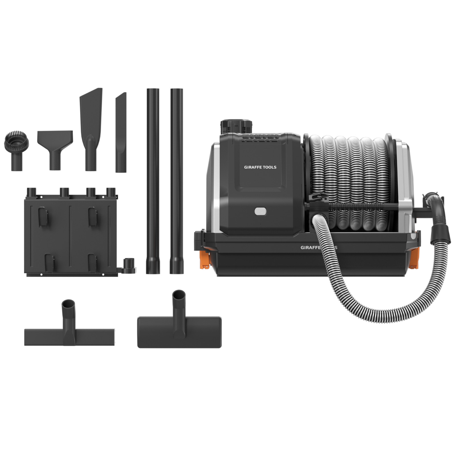 Giraffe Tools Wet Dry Vacuum Cleaner with 30FT Retractable Hose Wall-mounted USA gallery