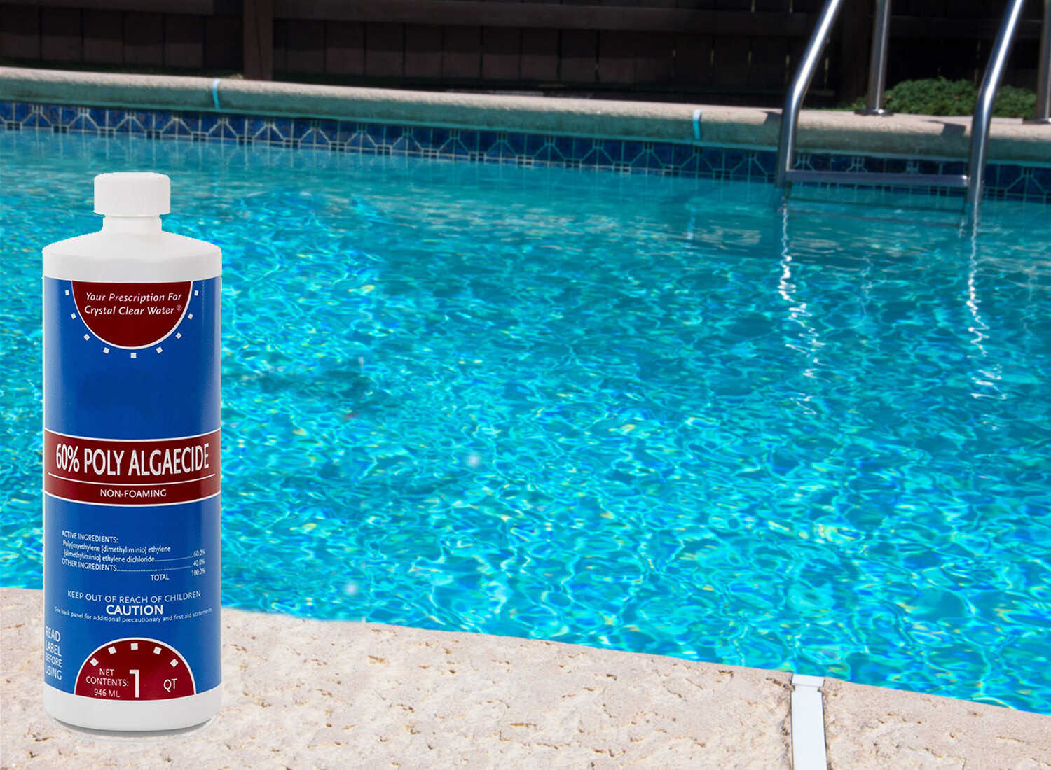 Algaecide 60 Plus Prevent Algae Swimming Pool Chemical - 32 oz (Choose Quantity) gallery