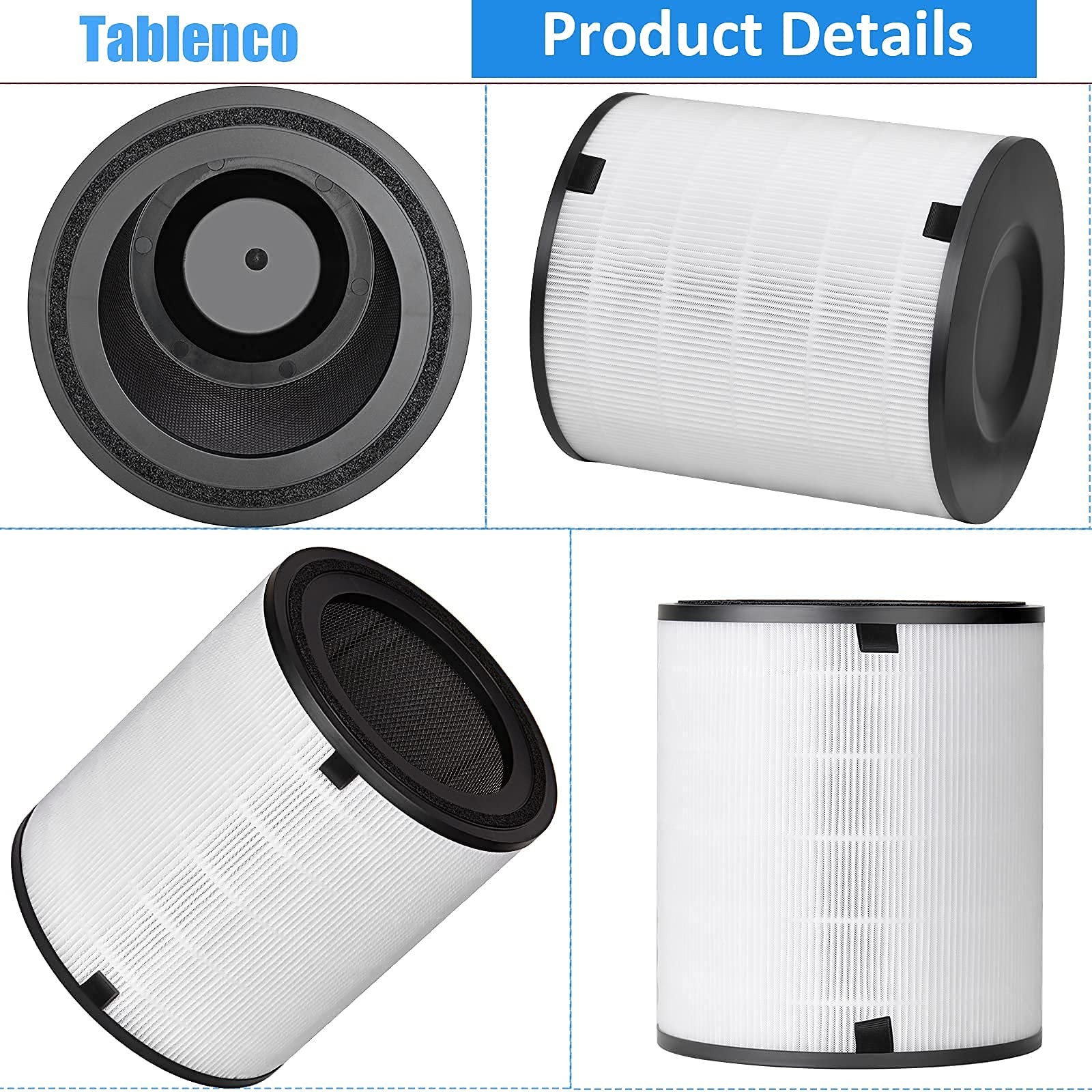 LEVOIT LV-H133 Air Purifier Replacement Filter Set True Activated Carbon Filters gallery