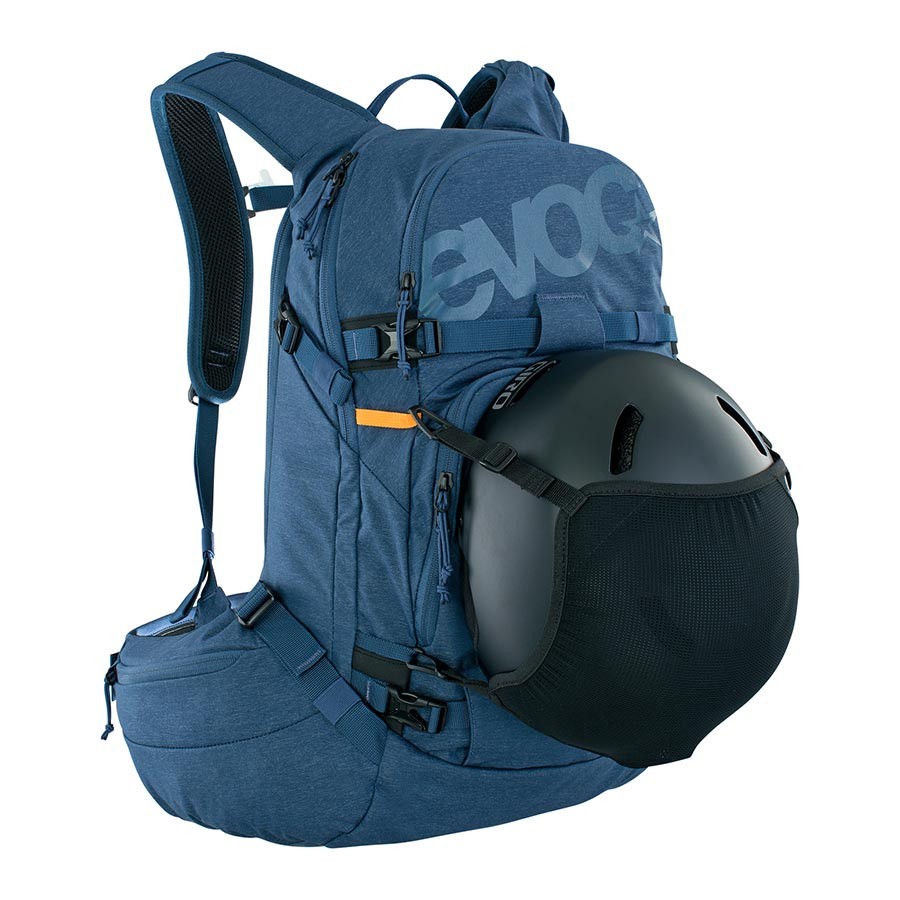EVOC Line Pro 20L Snow Backpack with Removable Back Protector & Ski Attachments 4