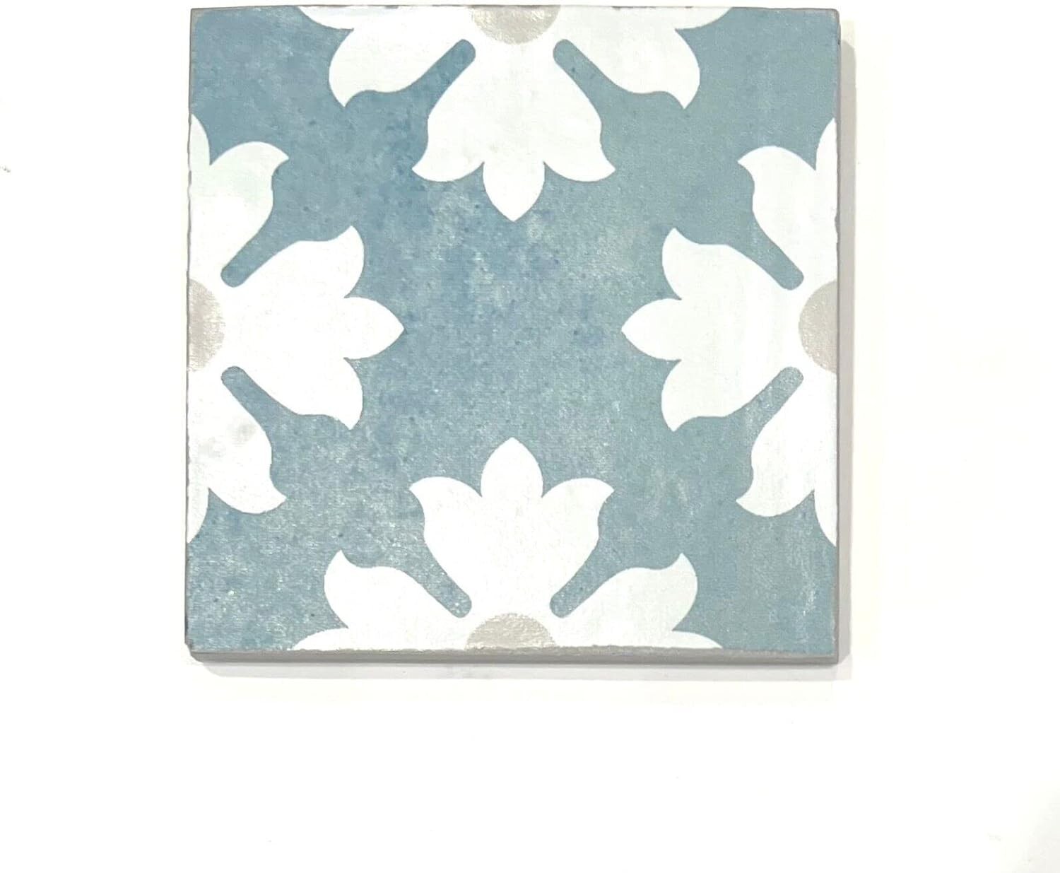 4.5x4.5 Mallorca Collection Turquoise Pattern 1 Porcelain Floor Wall Pool Tile gallery