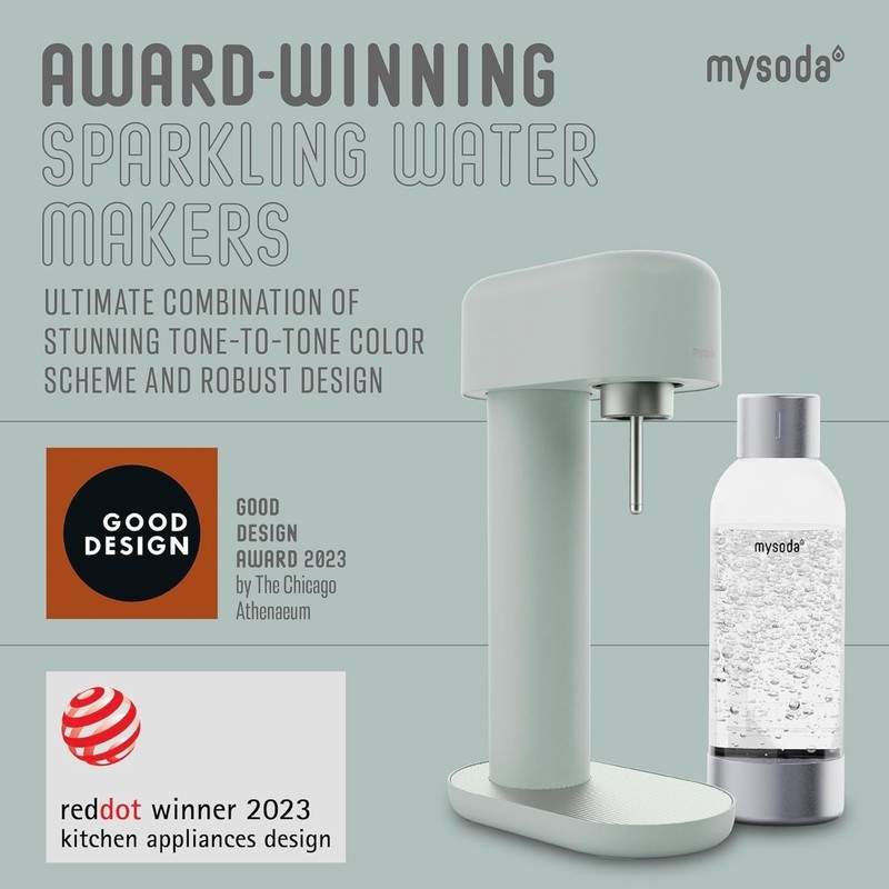 Ruby 2 Soda Maker - 1L Capacity, Manual and Silent Operation gallery