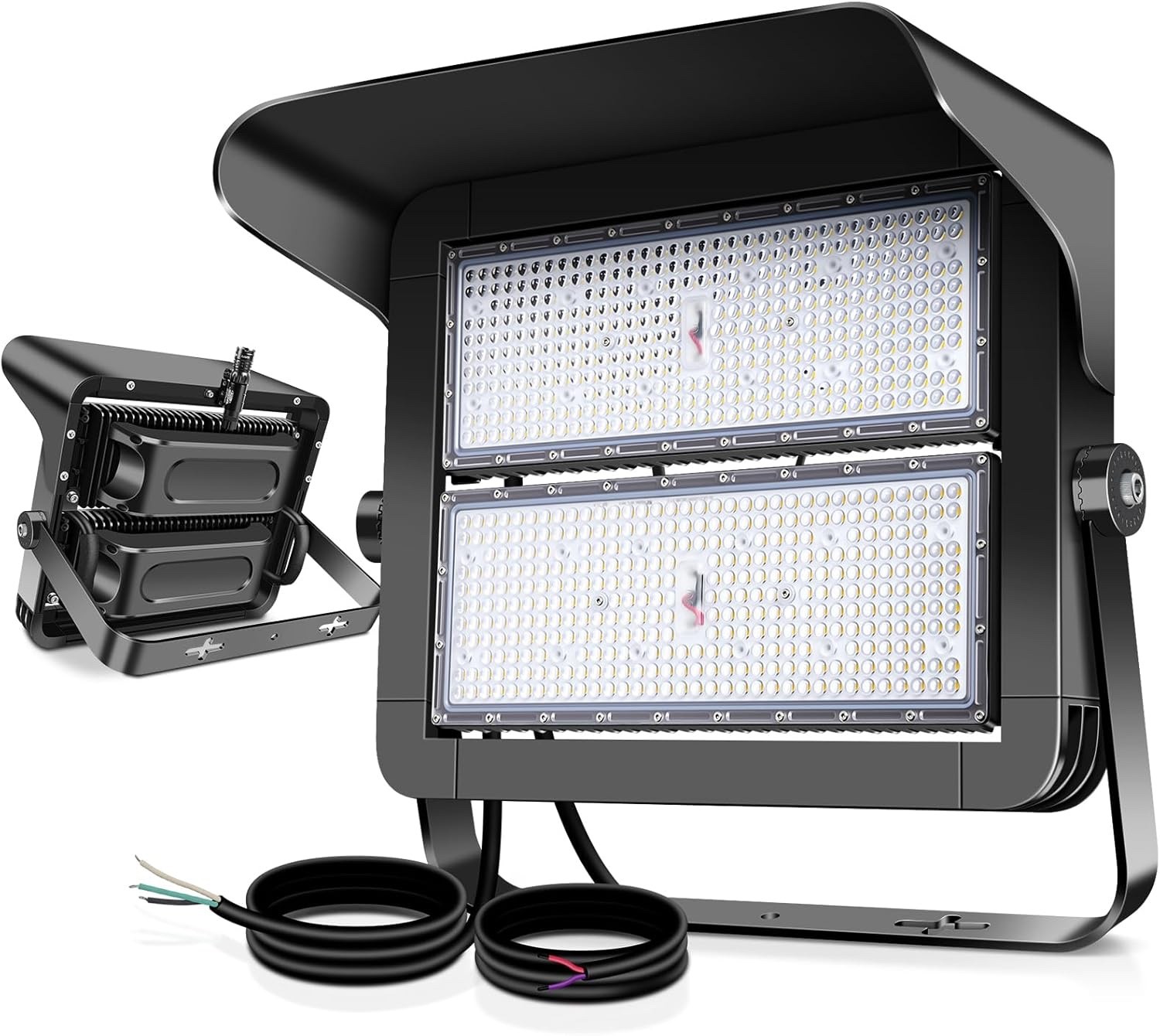 75000LM Dimmable Led Stadium Flood Light 3000W Equivalent, 0-500W, 5.5K Trunnion gallery