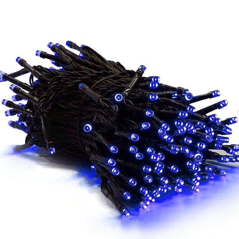 Solar Powered 100 LED String Lights Outdoor Waterproof Garden Christmas Lights gallery