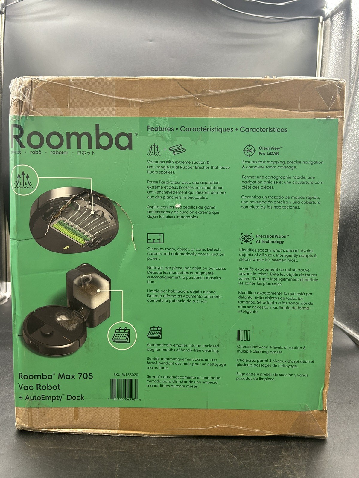 iRobot Roomba Max 705 Vac robot + AutoEmpty dock gallery