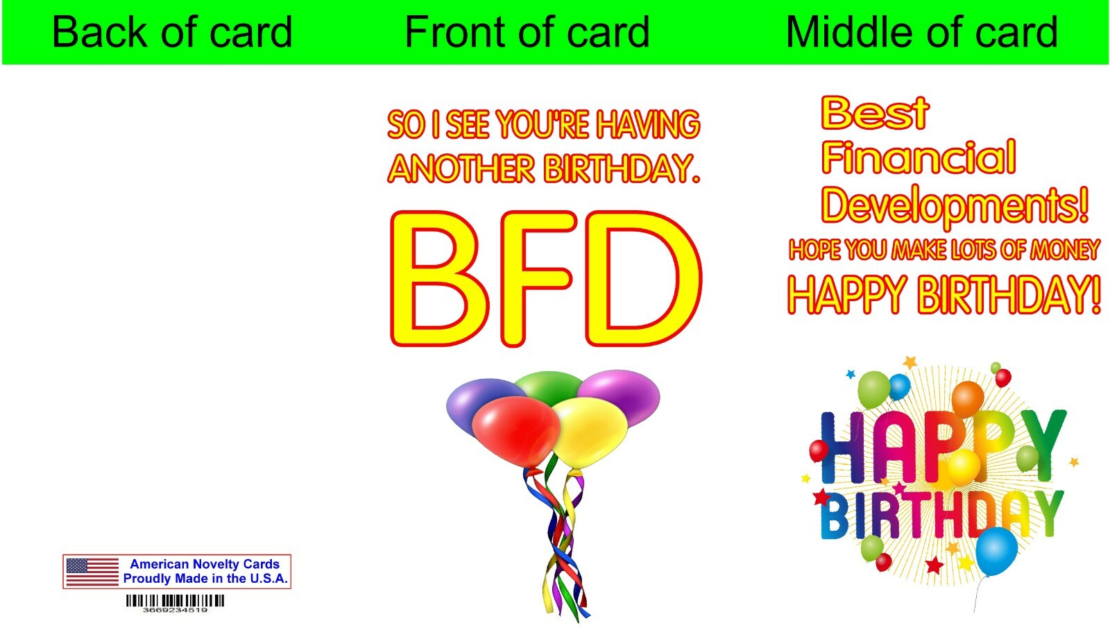 (9) DIFFERENT HUMOROUS GREETING CARDS WITH ENVELOPE. NOT AVAILABLE IN ANY STORE! gallery