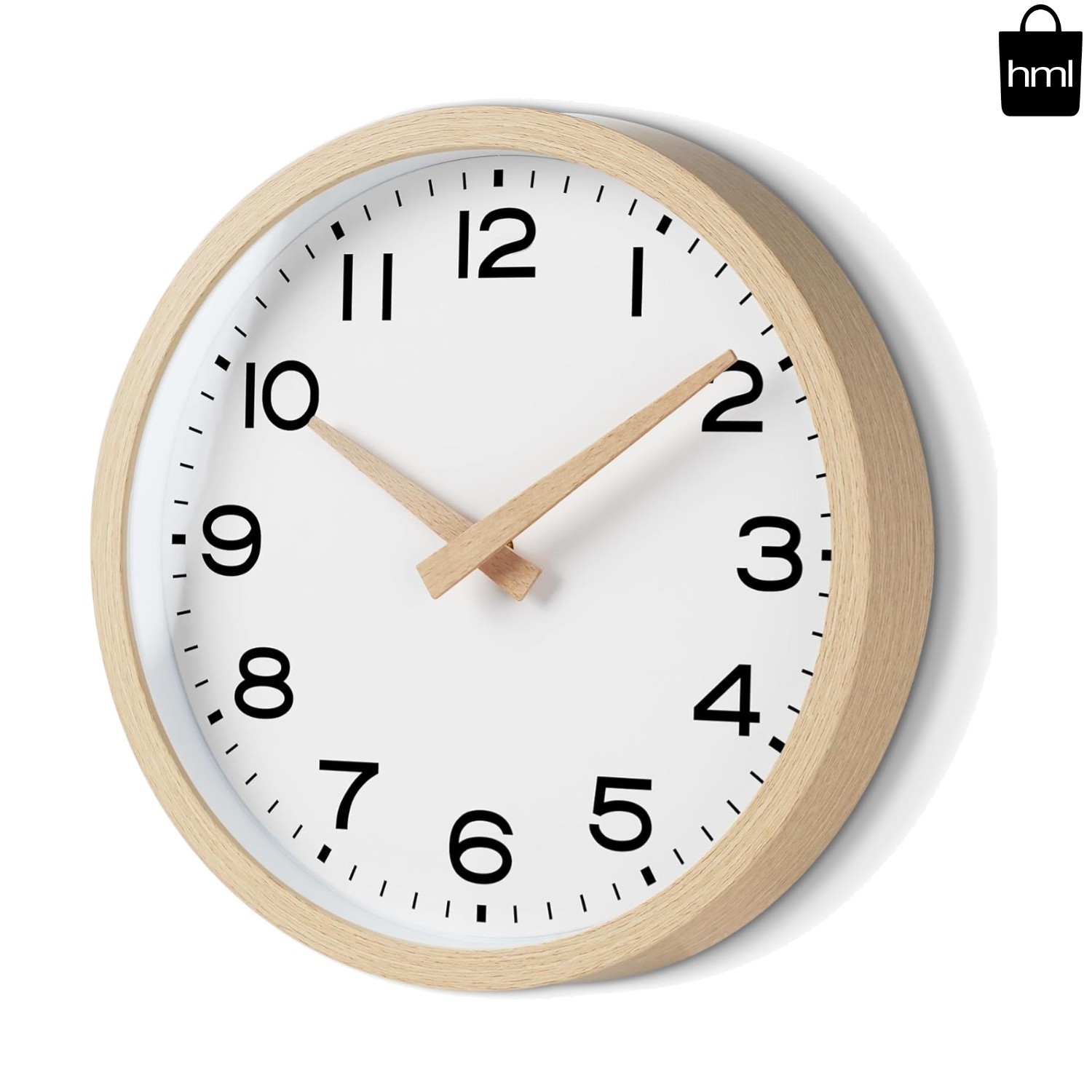 Large 14-Inch Decorative Wall Clock: Non-Ticking Modern Design for All Rooms gallery