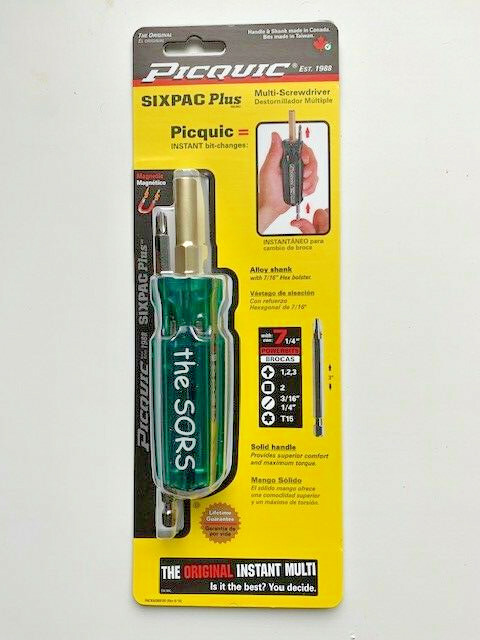 PICQUIC SIXPAC Plus - One Multi Bit Screwdriver TS - 4 colors to choose from gallery