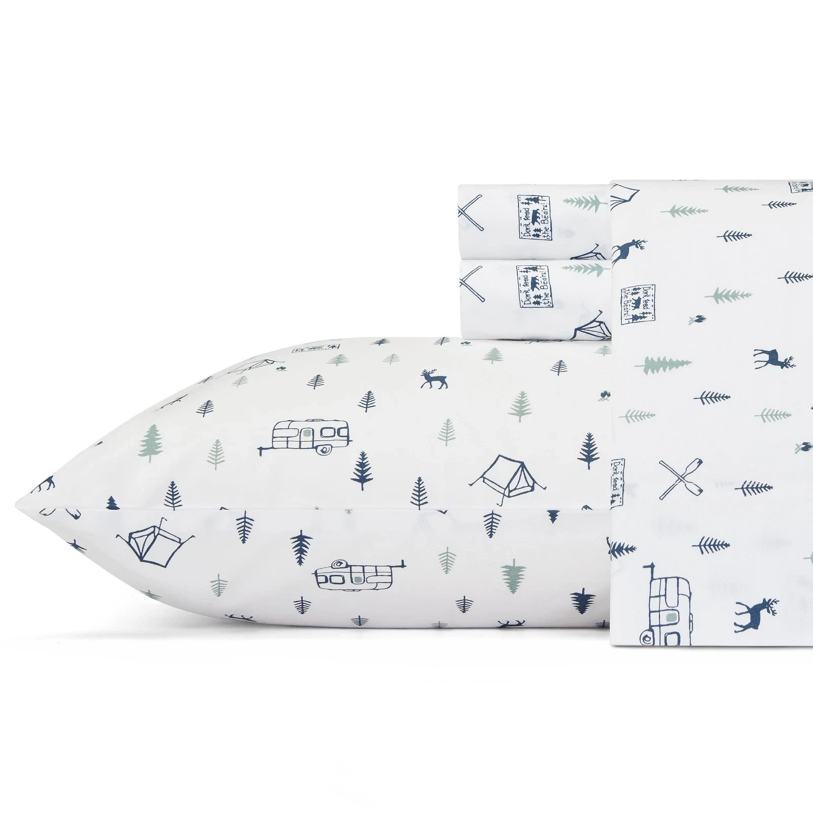Eddie Bauer - Full Sheets, Cotton Percale Bedding Set, Crisp Cool Home Decor, gallery