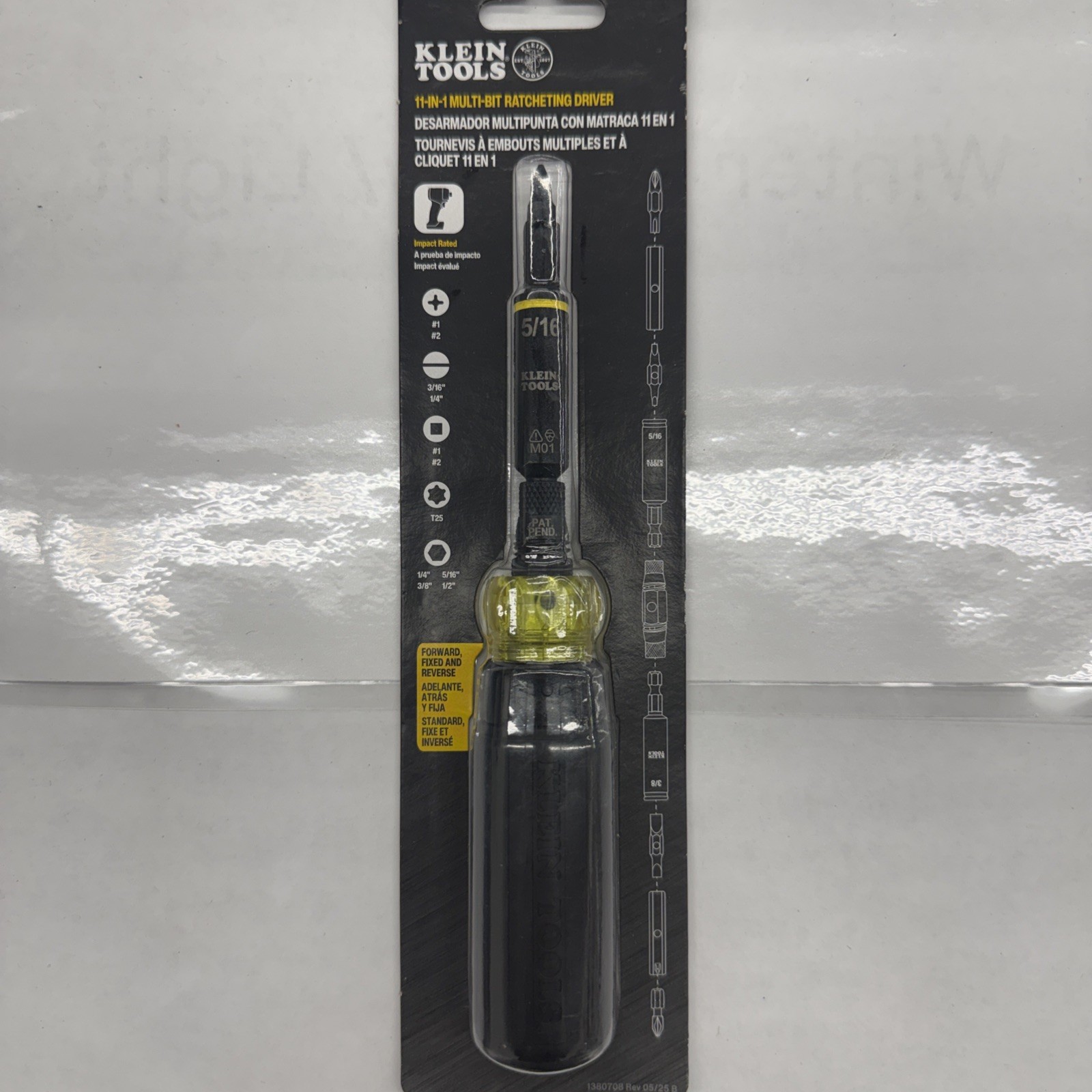KLEIN 32500HDRT 11-in-1 Ratcheting Impact Screwdriver with Universal Handle gallery