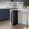Yeego 7" Mini Wine Cooler Fridge 40-65°F 7-Bottle Freestanding/Built-in Home gallery