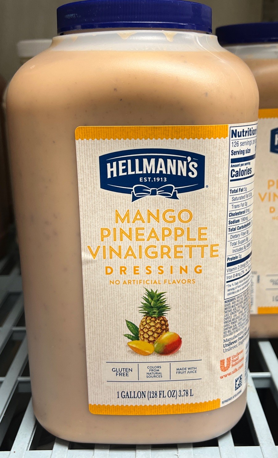 1- Gallon Hellmann's Mango Pineapple Vinaigrette Dressing Bulk, (128Oz} gallery