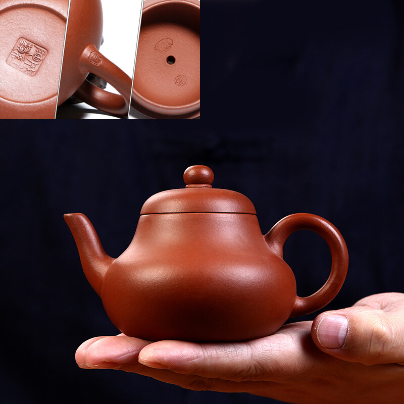 Chinese Tea Pot Siting Master Pot Solid Color Marked Real Yixing Zisha Clay Pots gallery