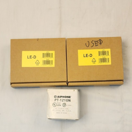 Aiphone LEM-1DLS Access Sentry Intercom Kit Lot of 2 1 New Open Box 1 Used gallery