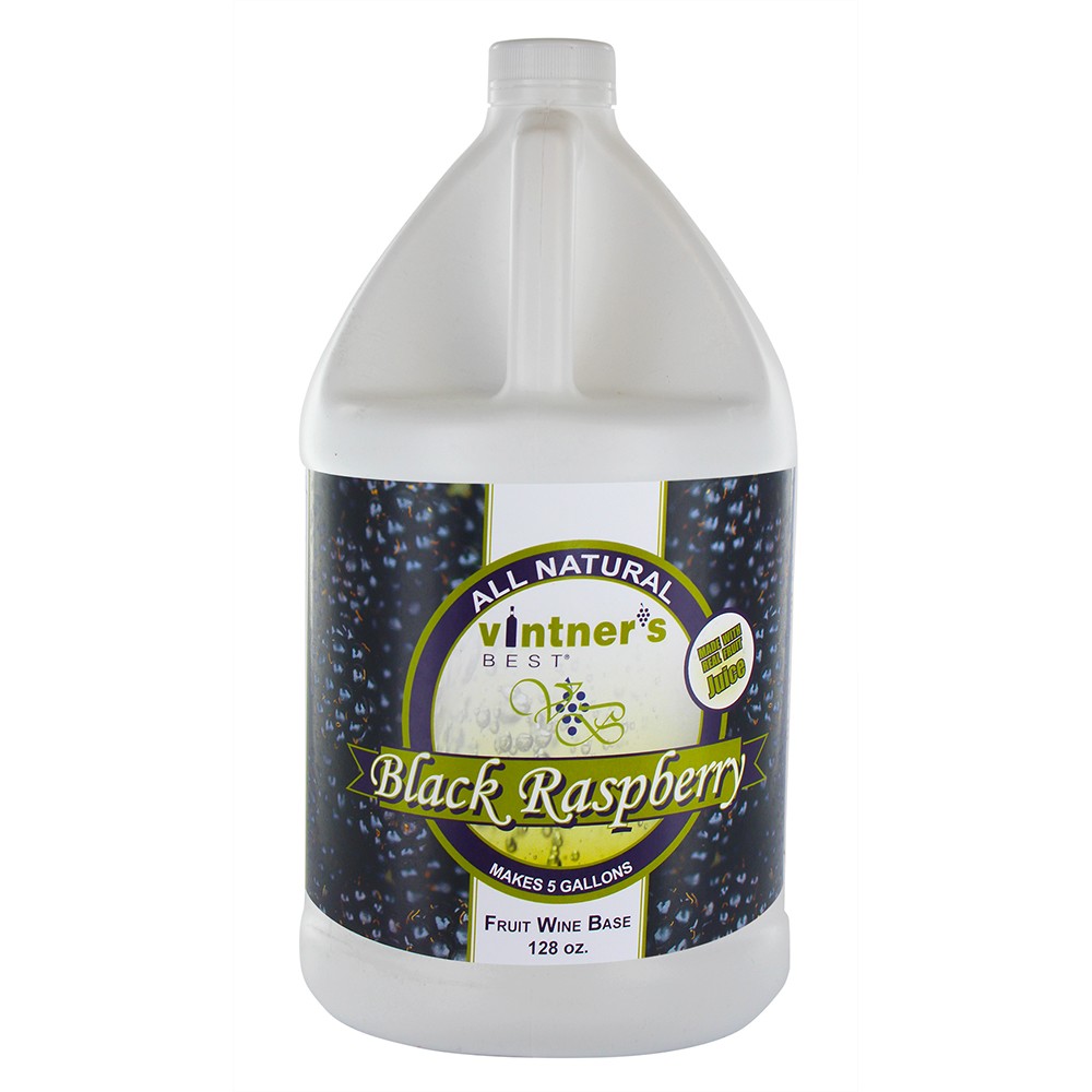 Vintner's Best Black Raspberry Fruit Wine Base-128 oz. Jug gallery