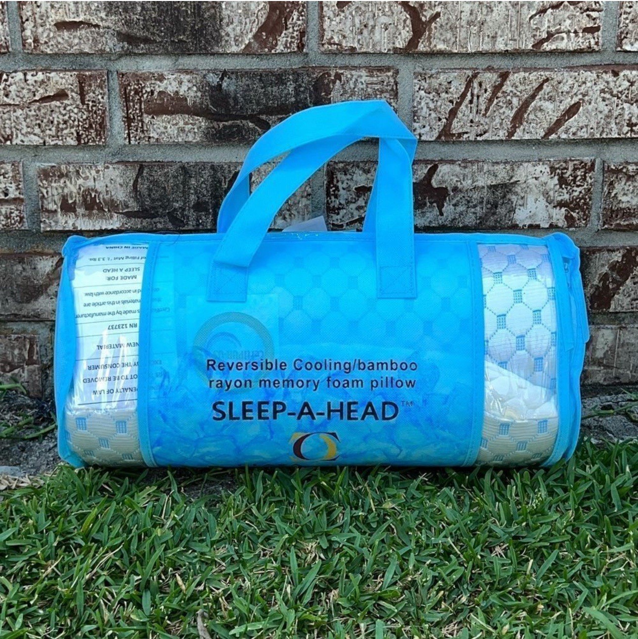 NEW Clara Clark Queen Pillow Memory Foam Sleep-A-Head Cooling Bamboo QUEEN gallery